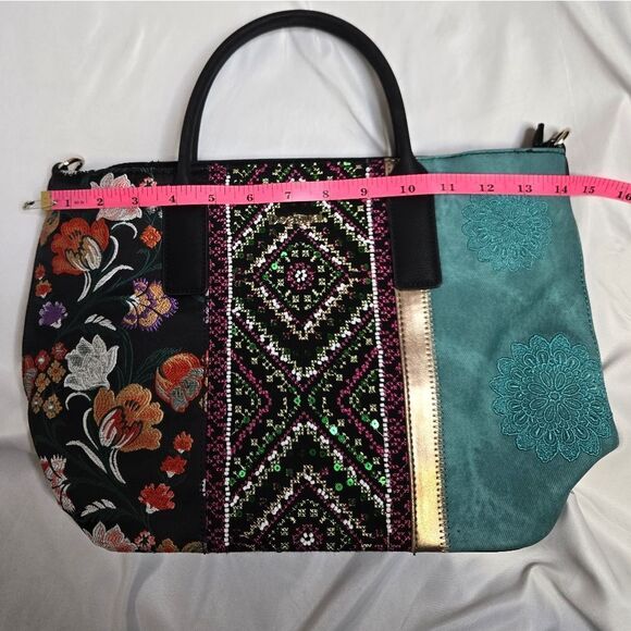 NEW Desigual Borsa Donna between Holbox mini tote cross body purse - Picture 8 of 9